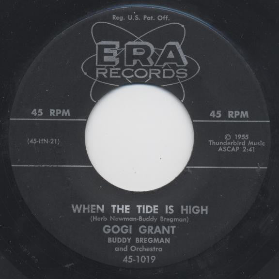 Gogi Grant : You're In Love / When The Tide Is High (7")