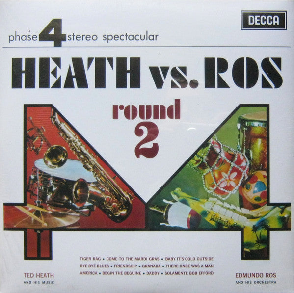 Ted Heath vs. Edmundo Ros : Vols 1 & 2: Swing vs. Latin / Round 2 (2xLP, Comp, 180)