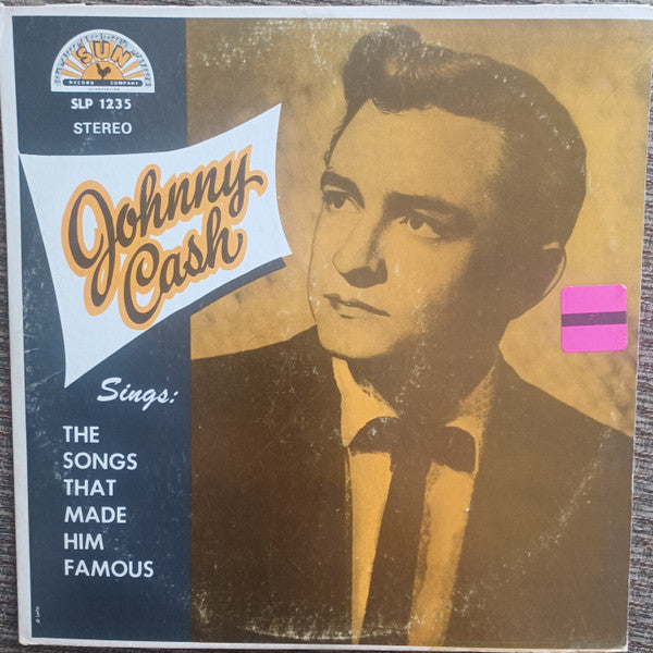 Johnny Cash : Sings The Songs That Made Him Famous (LP, Album, Mono)