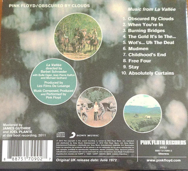 Pink Floyd : Obscured By Clouds (CD, Album, RE, RM)