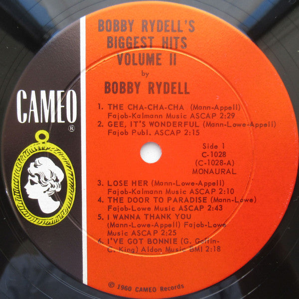 Bobby Rydell : Biggest Hits Volume 2 (LP, Comp, Mono)