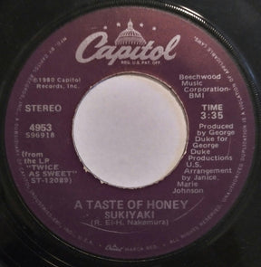 A Taste Of Honey : Sukiyaki (7", Los)