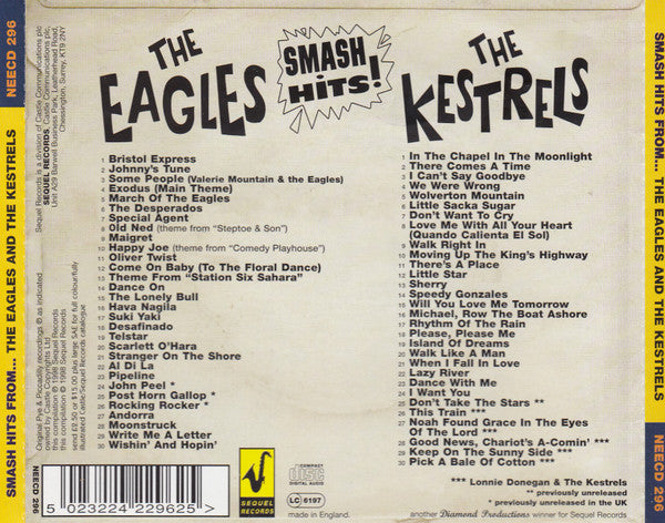 The Eagles & The Kestrels : Smash Hits (2xCD, Comp, Mono)