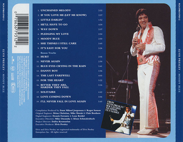 Elvis Presley : Moody Blue (CD, Album, RE, RM)