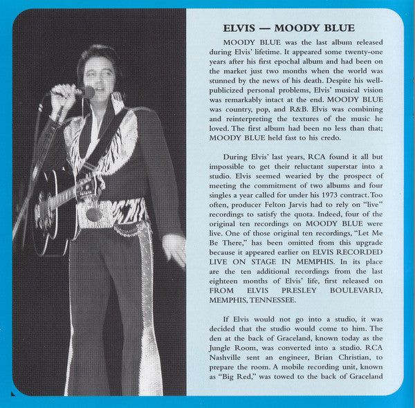 Elvis Presley : Moody Blue (CD, Album, RE, RM)