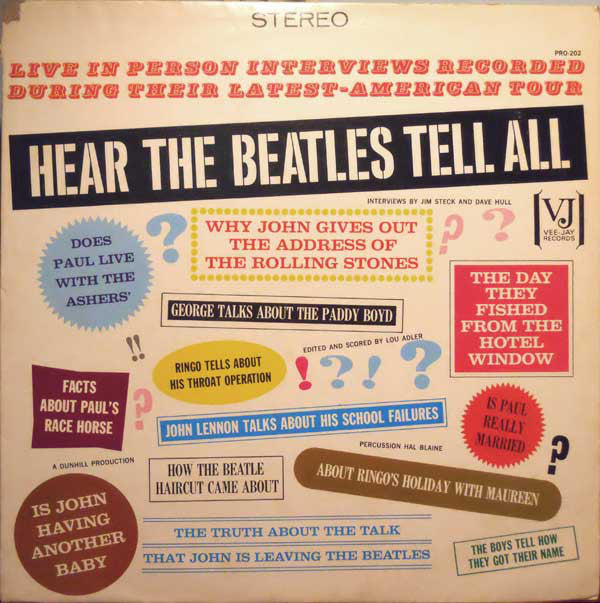 The Beatles : Hear The Beatles Tell All (LP, RE)