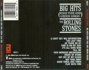 The Rolling Stones : Big Hits (High Tide And Green Grass) (CD, Comp, RE)