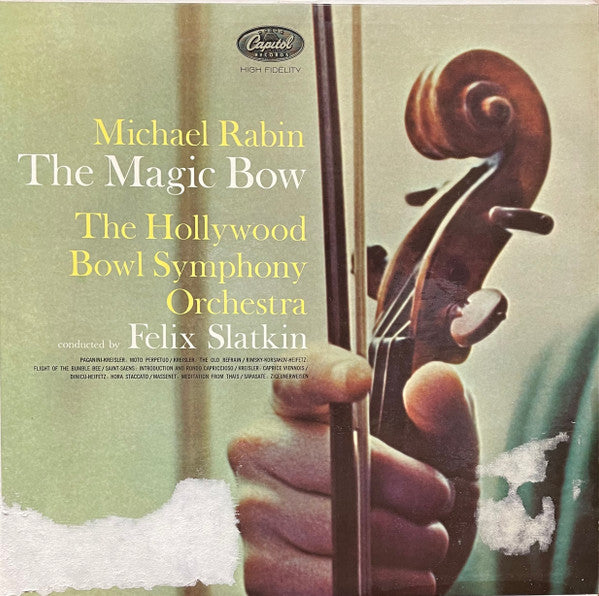 Michael Rabin, The Hollywood Bowl Symphony Orchestra : The Magic Bow (LP, Album, Mono)