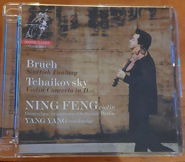 Max Bruch, Pyotr Ilyich Tchaikovsky, Ning Feng, Yang Yang, Deutsches Symphonie-Orchester Berlin : Scottish Fantasy / Violin Concerto in D (SACD, Multichannel)