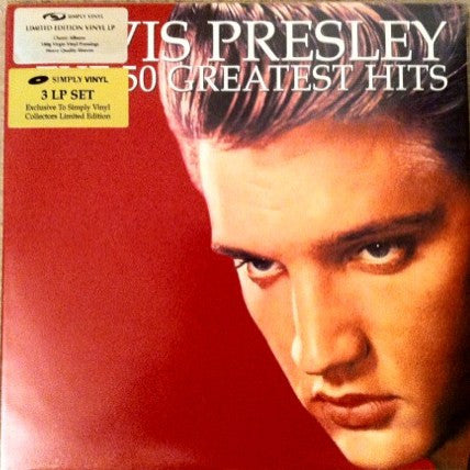 Elvis Presley : The 50 Greatest Hits (3xLP, Comp, Ltd)