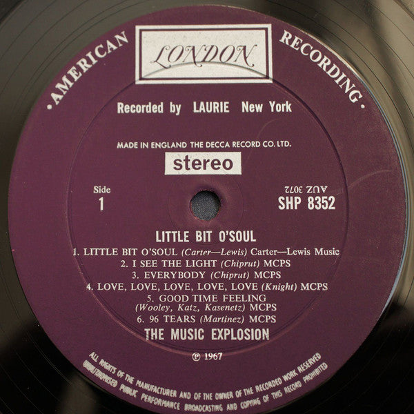 The Music Explosion : Little Bit O'Soul (LP, Album)