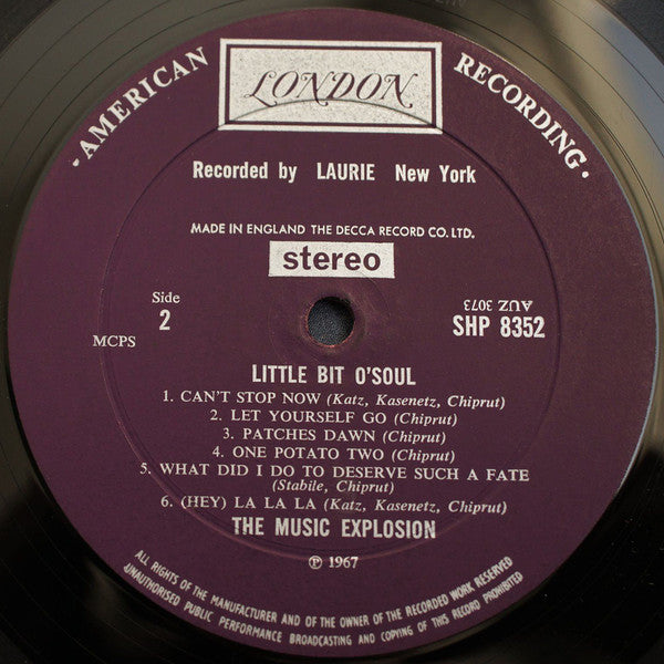 The Music Explosion : Little Bit O'Soul (LP, Album)
