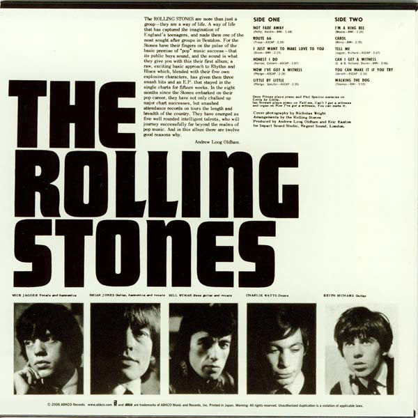 The Rolling Stones : England's Newest Hit Makers (CD, Album, Mono, Ltd, RE, RM, Pap)