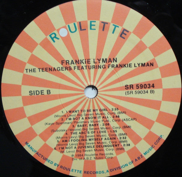 Frankie Lymon & The Teenagers : The Teenagers Featuring Frankie Lymon (LP, Album, RE, Hau)