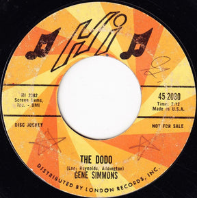 Gene Simmons (2) : The Dodo / The Jumpin' (7", Single, Promo)