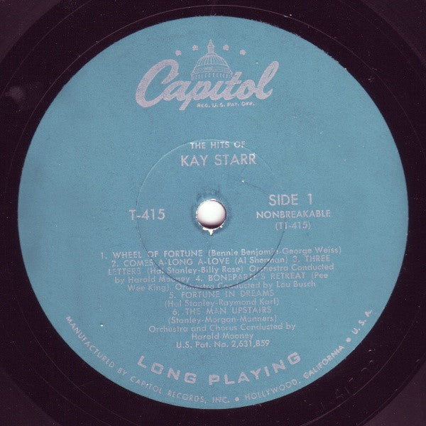 Kay Starr : The Hits Of Kay Starr (LP, Comp, Mono)