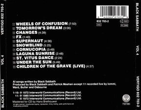 Black Sabbath : Vol 4 (CD, Album, RE)