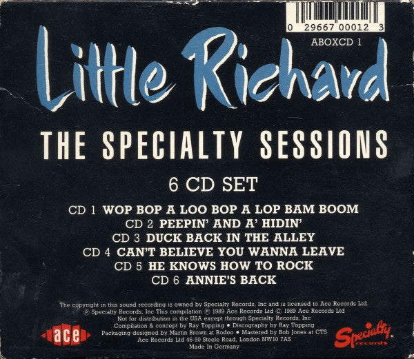 Little Richard : The Specialty Sessions (6xCD, Comp + Box)