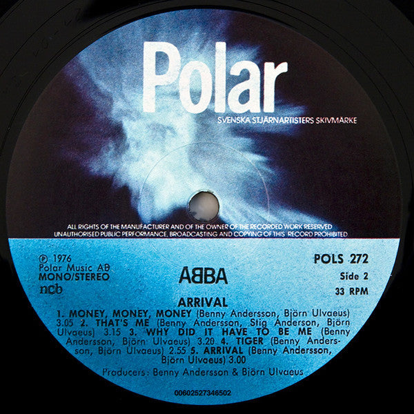 ABBA : Arrival (LP, Album, RE, RM, 180)