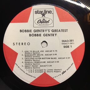 Bobbie Gentry : Bobbie Gentry's Greatest (LP, Comp, Gat)