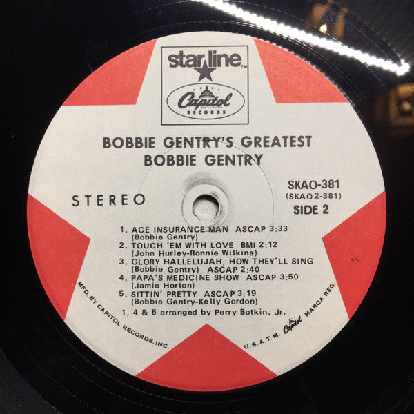 Bobbie Gentry : Bobbie Gentry's Greatest (LP, Comp, Gat)