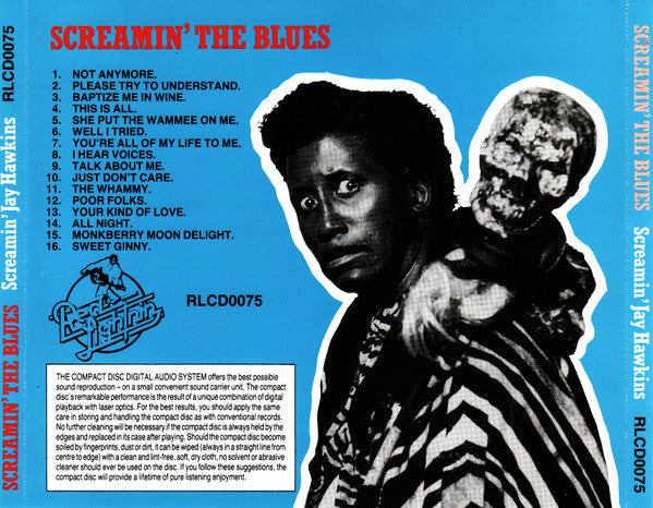 Screamin' Jay Hawkins : Screamin' The Blues (CD, Comp, RE)