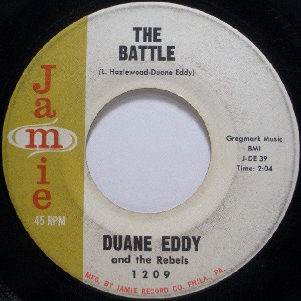 Duane Eddy And The Rebels : The Battle (7", Single)