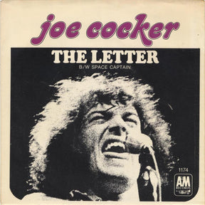 Joe Cocker With Leon Russell And The Shelter People : The Letter / Space Captain (7", Single, Pit)