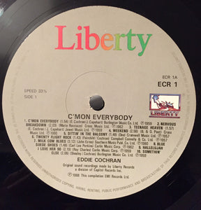 Eddie Cochran : C'mon Everybody (LP, Comp)