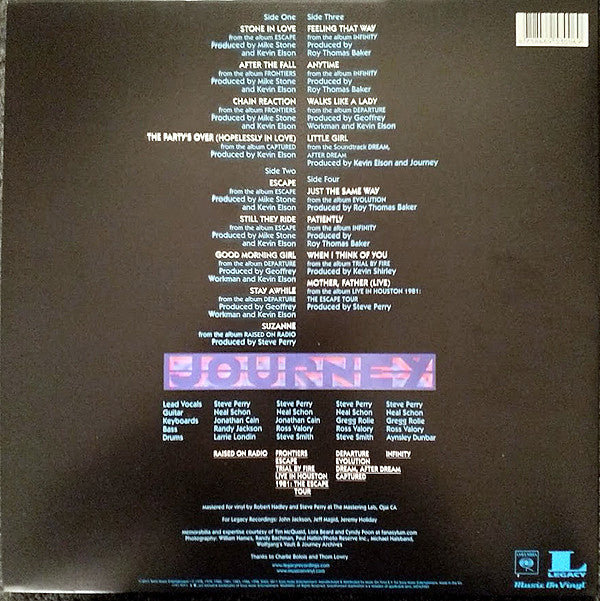 Journey : Greatest Hits Vol. 2 (2xLP, Comp, RE, RM, 180)