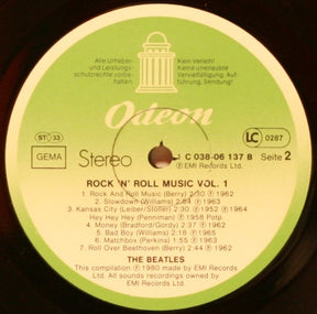 The Beatles : Rock 'n' Roll Music, Volume 1 (LP, Comp)