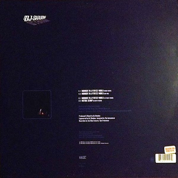 DJ Shadow : Midnight In A Perfect World (12", Single)