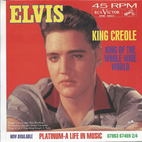 Elvis Presley : King Of The Whole Wide World / King Creole (7", Single, Ltd, Yel)