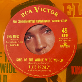 Elvis Presley : King Of The Whole Wide World / King Creole (7", Single, Ltd, Yel)