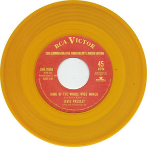 Elvis Presley : King Of The Whole Wide World / King Creole (7", Single, Ltd, Yel)