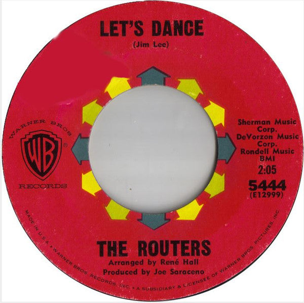 The Routers : Crack Up / Let's Dance (7", Styrene)