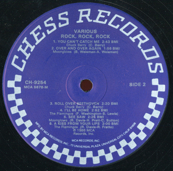 Various : Rock, Rock, Rock (LP, Comp, RE)