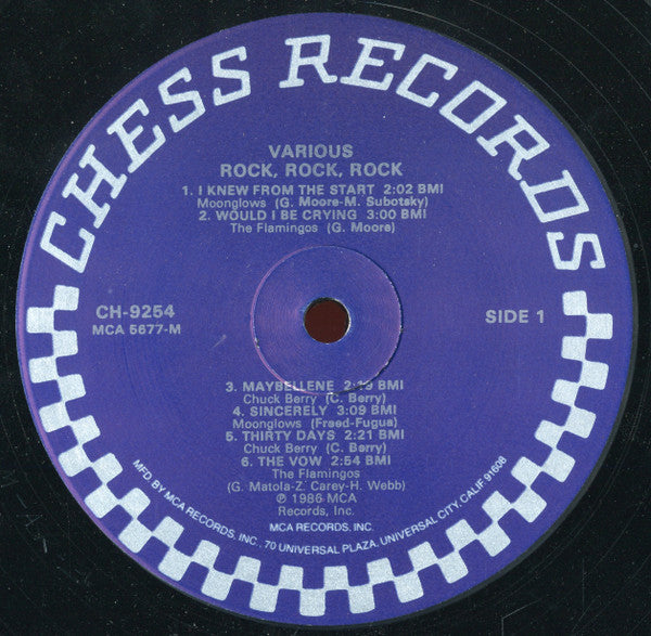 Various : Rock, Rock, Rock (LP, Comp, RE)