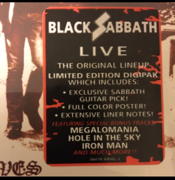 Black Sabbath : Past Lives (2xCD, Album, Ltd, Dig)