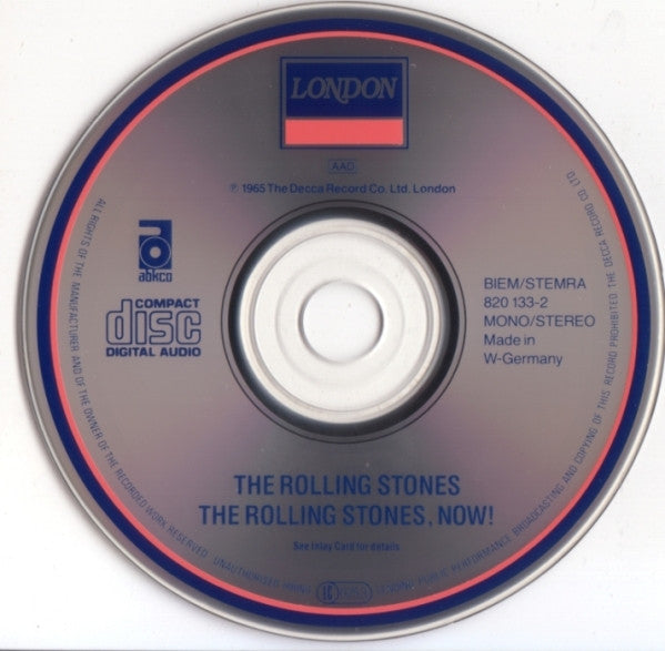 The Rolling Stones : The Rolling Stones, Now! (CD, Album, RP)