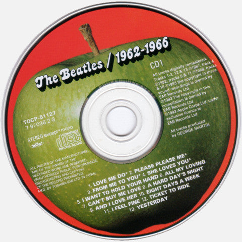 The Beatles = The Beatles : 1962-1966 = 1962年〜1966年 (2xCD, Comp, RE, RM)