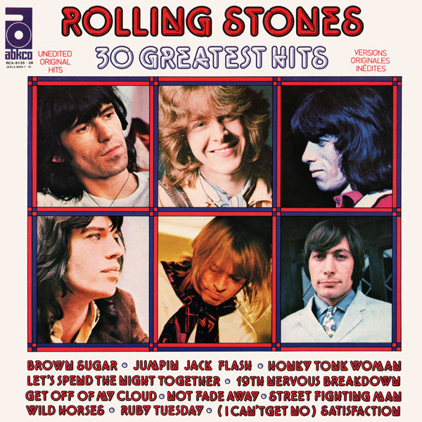 The Rolling Stones : 30 Greatest Hits (2xLP, Comp)