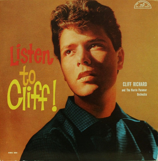 Cliff Richard : Listen To Cliff! (LP, Album, Mono)
