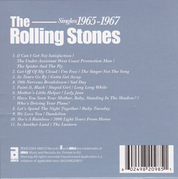 The Rolling Stones : Singles 1965-1967 (11xCD, Single, RE, RM + Box, Comp, Ltd)