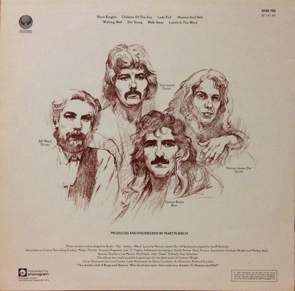 Black Sabbath : Heaven And Hell (LP, Album)