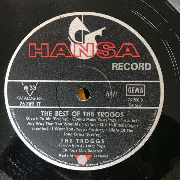 The Troggs : The  Best Of The Troggs (LP, Comp, Mono)