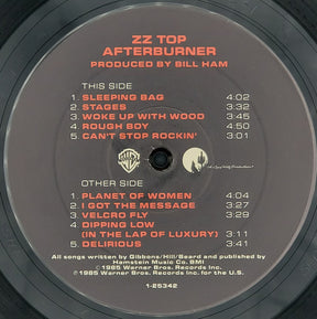 ZZ Top : Afterburner (LP, Album, All)