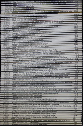 Murray Perahia : The First 40 Years (68xCD, Album, RE, RM + 5xDVD-V, Copy Prot., NTSC +)