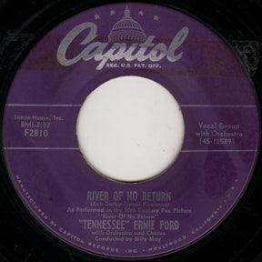 Tennessee Ernie Ford : Give Me Your Word / River Of No Return (7", Single)