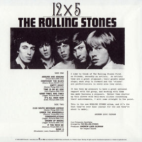 The Rolling Stones : 12x5 (CD, Album, Mono, Ltd, RE, RM)